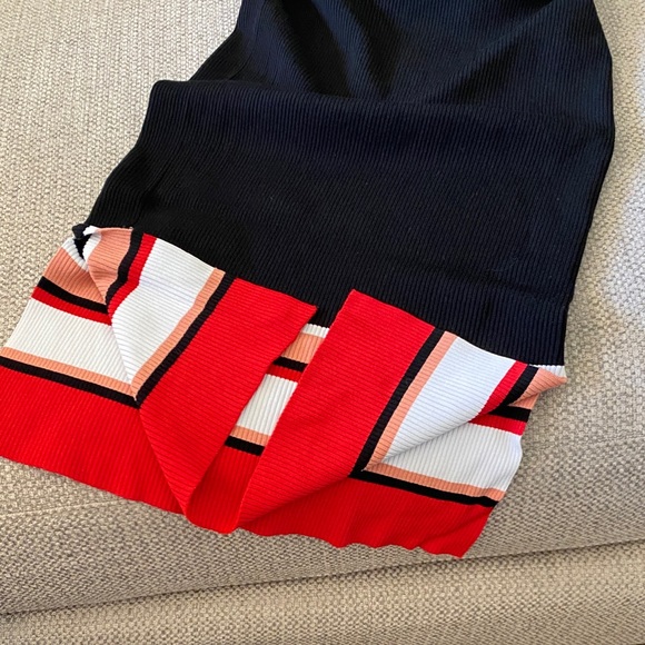 Sleeveless Ribbed Knit Midi Dress. Size S. NWOT  Black - Picture 7 of 14